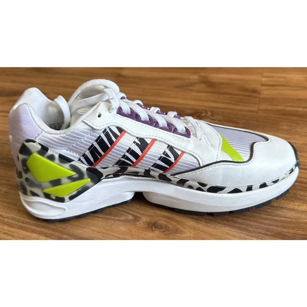 Adidas Womens ZX Wavian GW0517 White Running Shoes Sneakers Size‎ 8 EXCELLENT